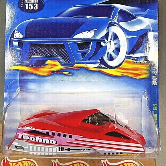 Shadow Jet II Virtual Collection 2000 Hot Wheels 1/64 scale diecast car #153 - Picture 3 of 13